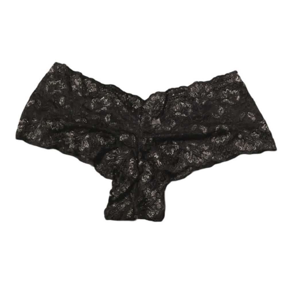 NWOT Ambrielle pBlack Lace Sheer Sexy Boyshort Panty